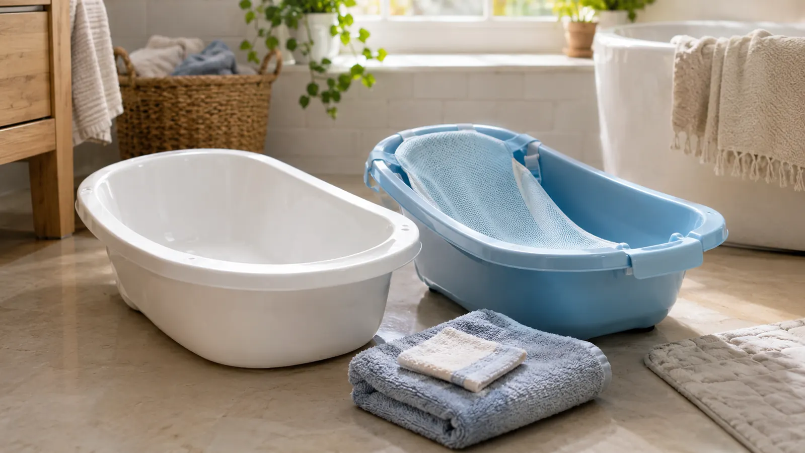 Skip Hop Moby Bath Essentials vs A Basic Baby Bath Tub: Which Is Worth It?